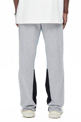 Gingtto Light Grey Casual Flare Pants: Tailored for Modern Gentlemen