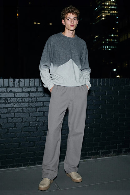 Mens Loose Casual Pant - Grey