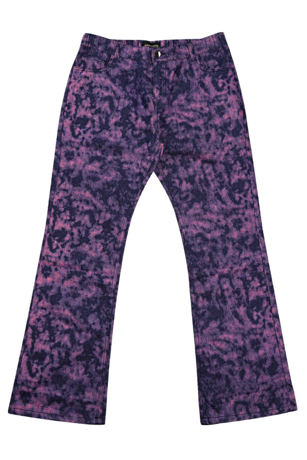 Men Relaxed Flared Jean - Purple