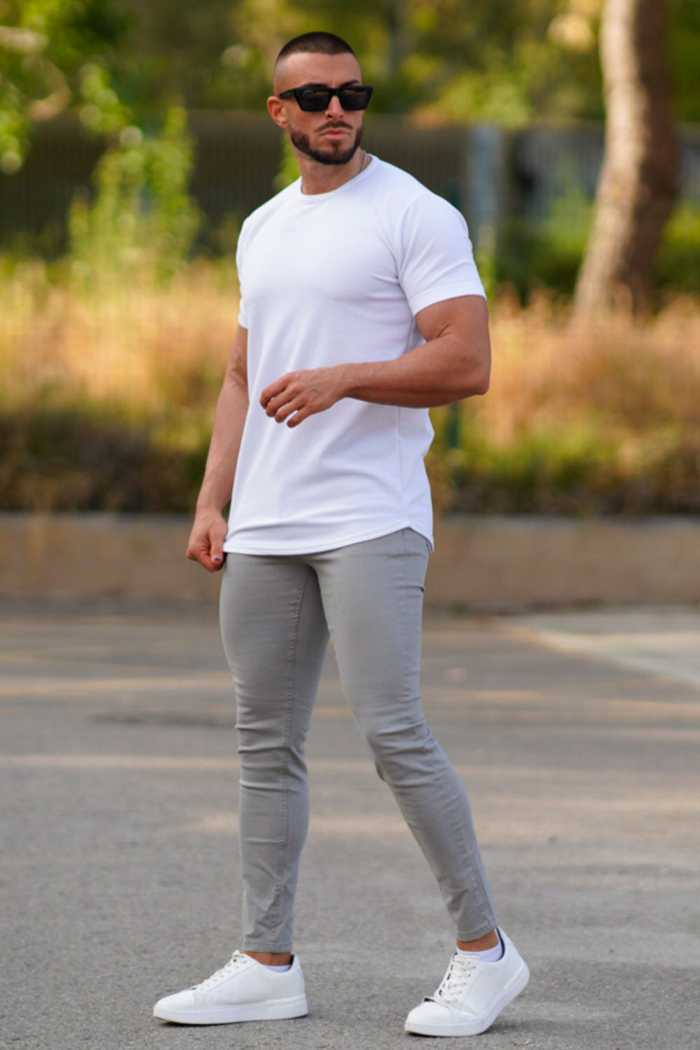 Pale sales grey jeans
