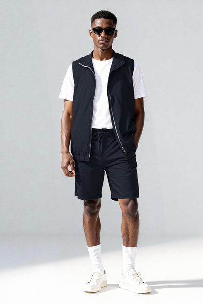 Men's Vest Set - Dark Blue