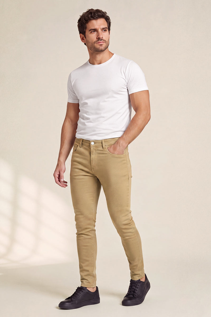 Men's Stretch Skinny Jean - Brown
