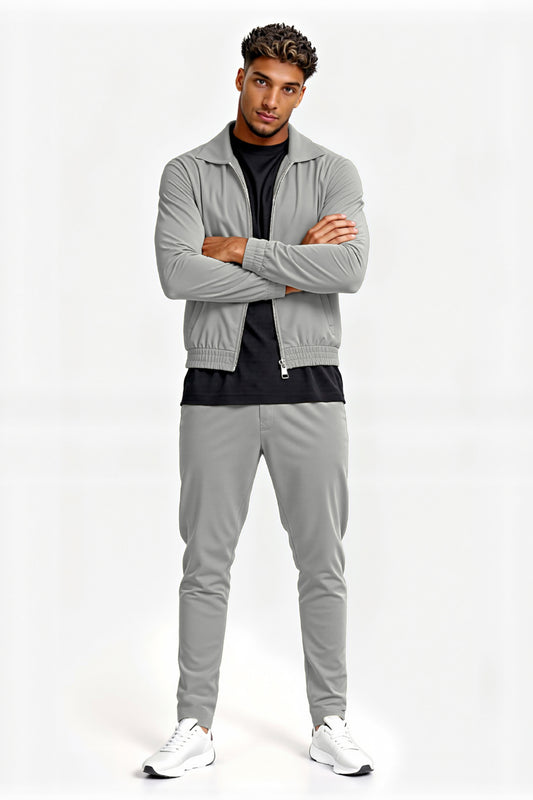 Men's Casual Set - Light Grey