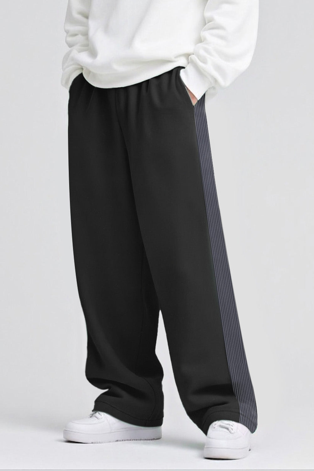 Mens Ultra-loose Casual Pant - Black