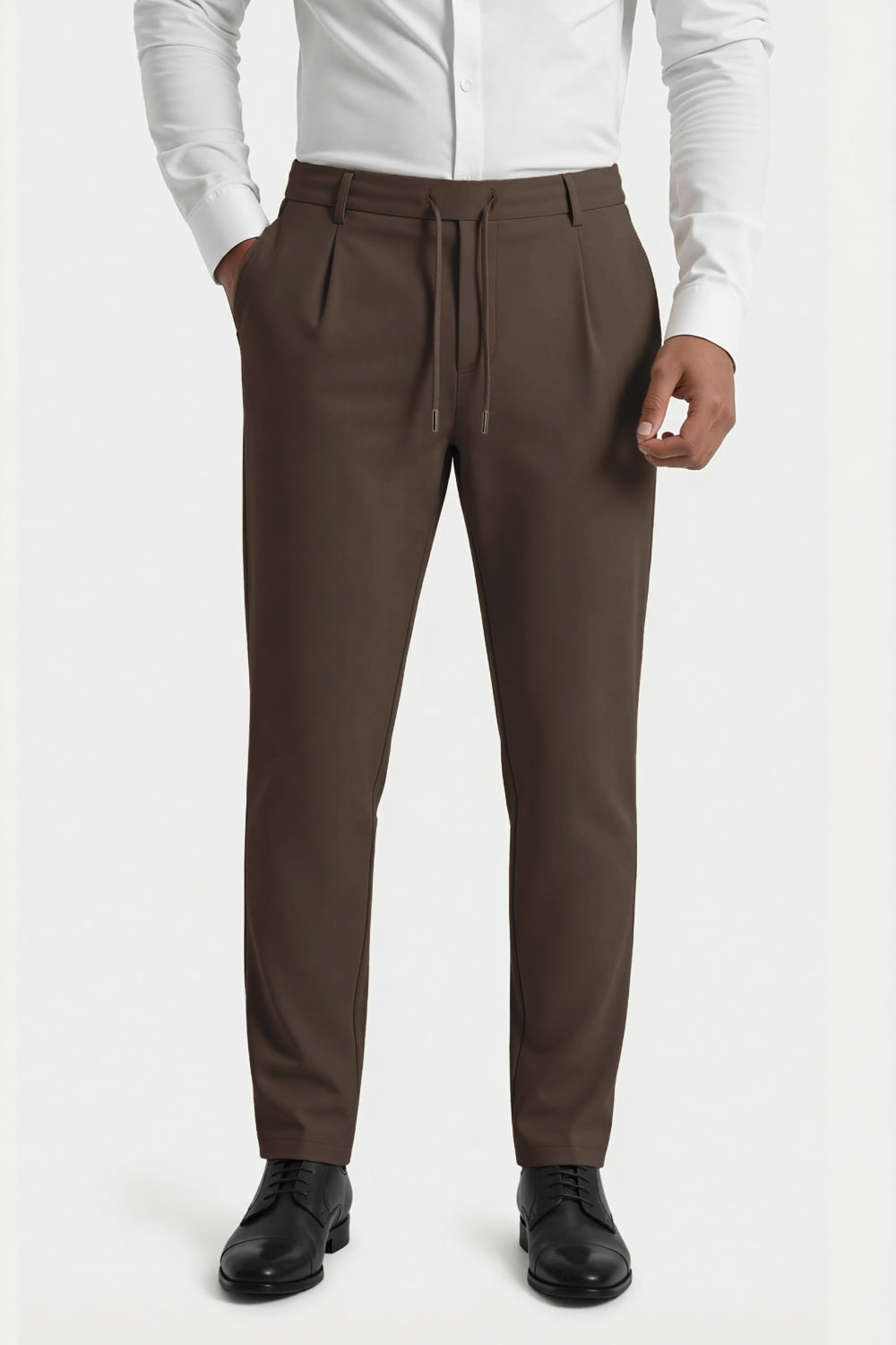 Men's Commuting 7*24 Business Pant - Dark Brown