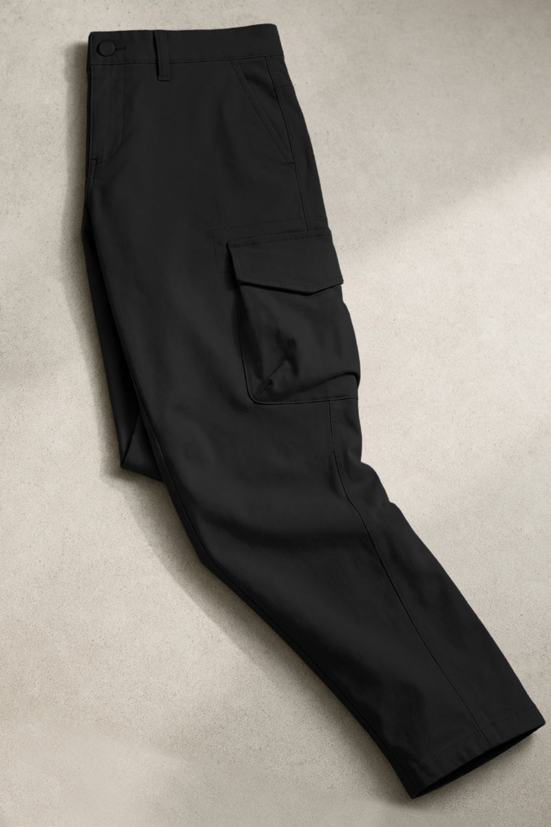 Schmale, klar geschnittene Cargohose für Herren