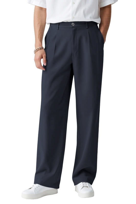 Men's Relaxed Baggy Pant - Dark Blue