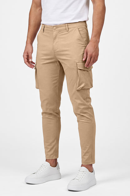 Match Pantalon cargo Wild camouflage pour homme-Rouge