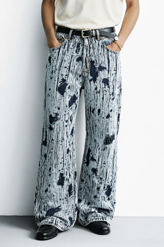 Men's Baggy Jean - Color Blocking