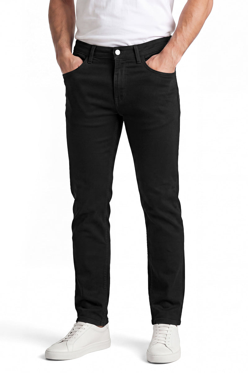 Moderne, schmal geschnittene Herren-Jeans aus Stretch-Denim