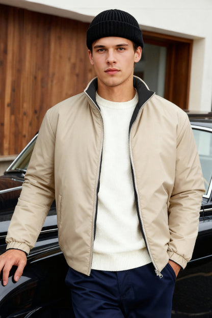 Men's Reversible Coat - Black