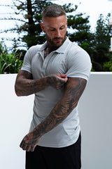 Men's High Quality Slim Fit Polo Shirt - Grey