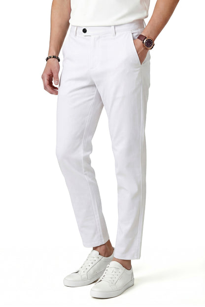 Mens Linen Modern Slim Travel Pant