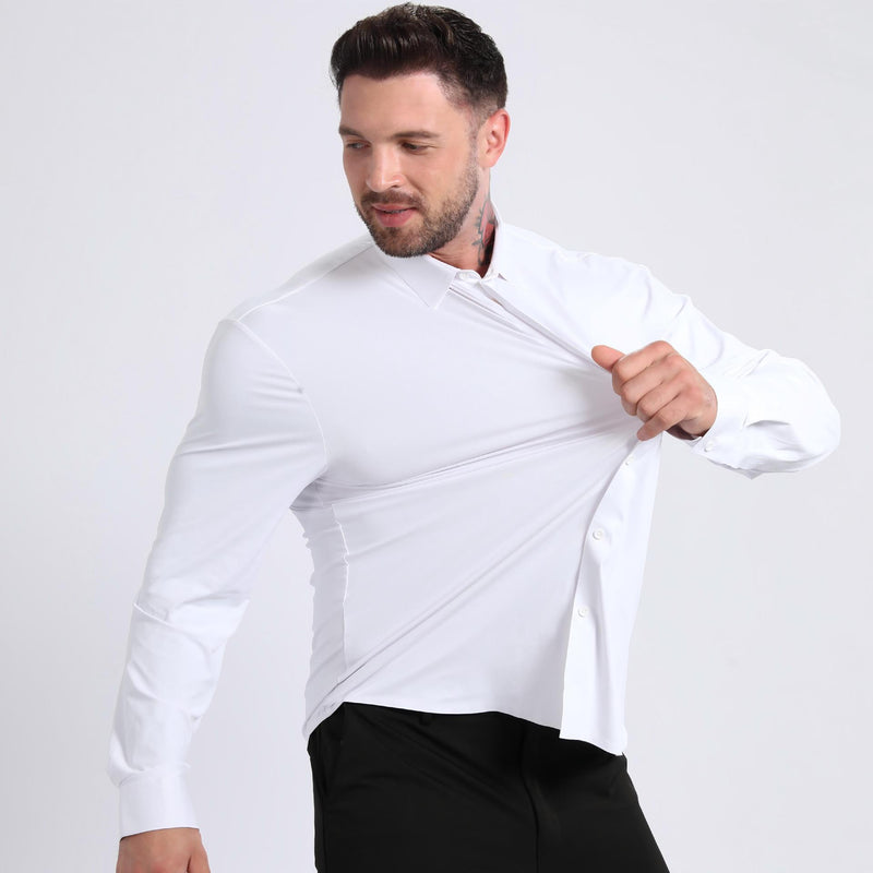 Men's Seamless Stretch Dress Shirt
