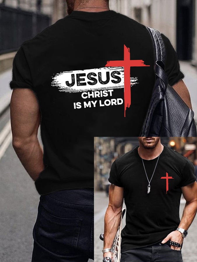 Men'S Faith Short-Sleeved Casual T-Shirt