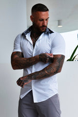 Men's White Shirt - Short Sleeve