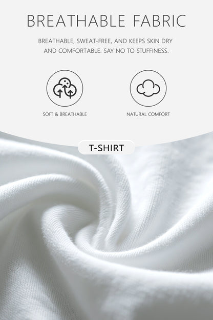 Camiseta de algodón mercerizado para hombre - Verde militar