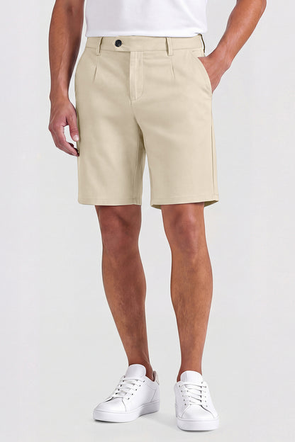 Mens Casual Chino Short - Light Khaki