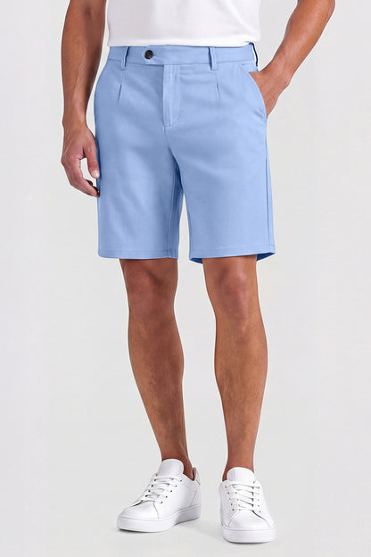 Mens Casual Chino Short - Sky Blue