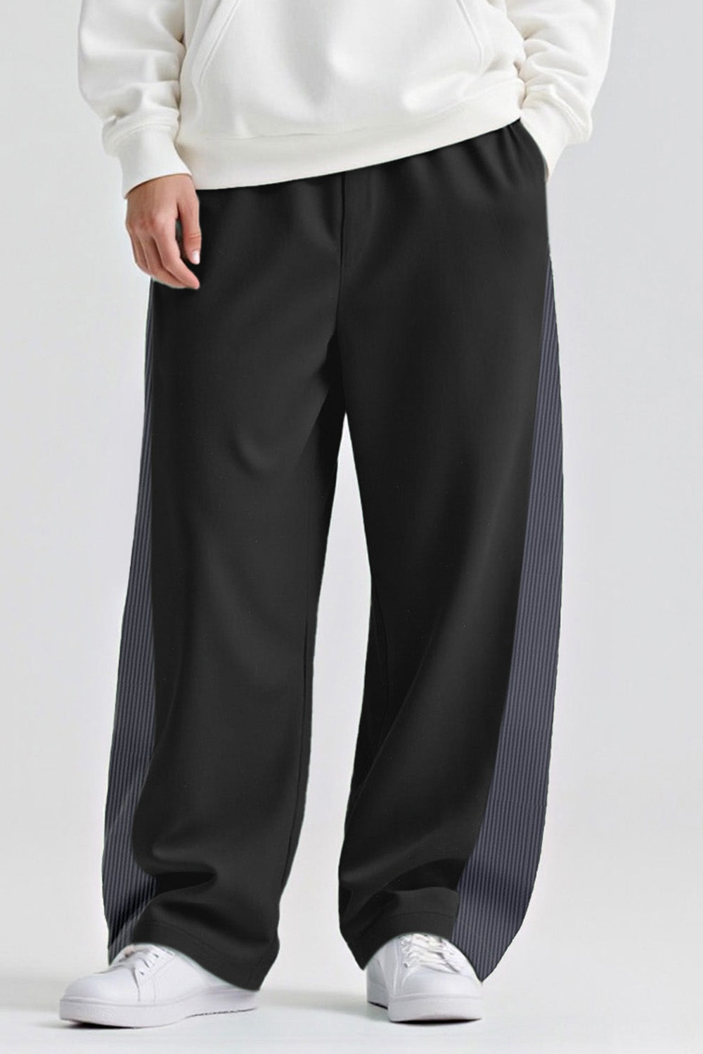 Mens Ultra-loose Casual Pant - Black