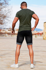 Gingtto The Perfect Pair of Denim Shorts For Every Man-Black