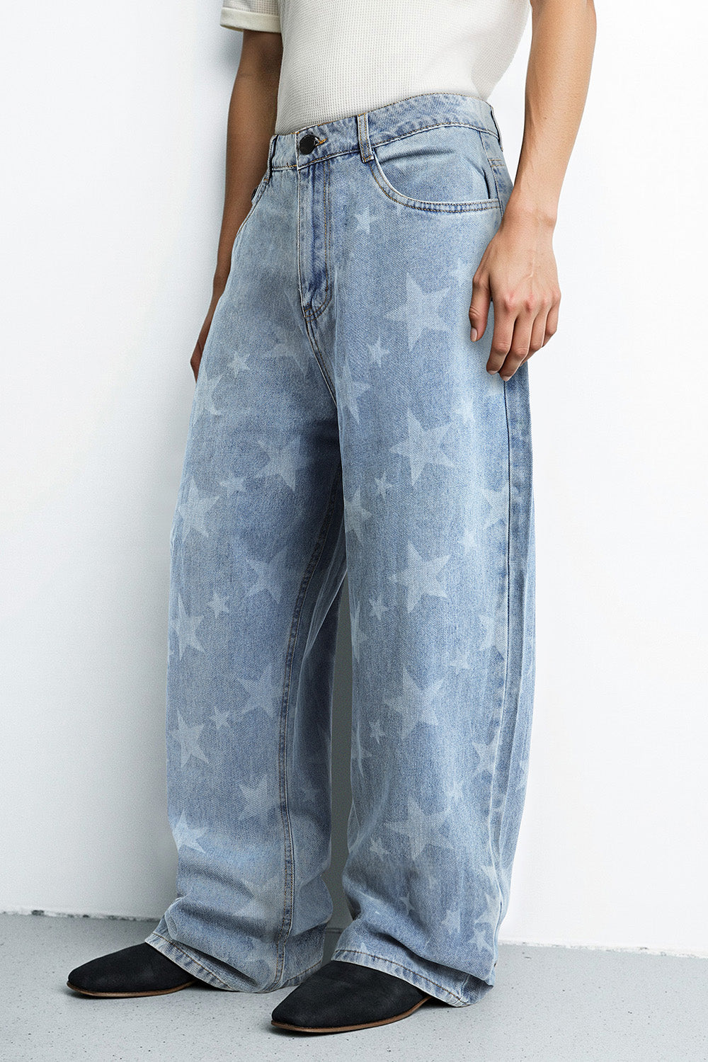 Men's Fashion Loose Jean - Star
