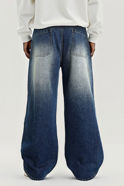 Men's Fashion Loose Jean - Dark Blue