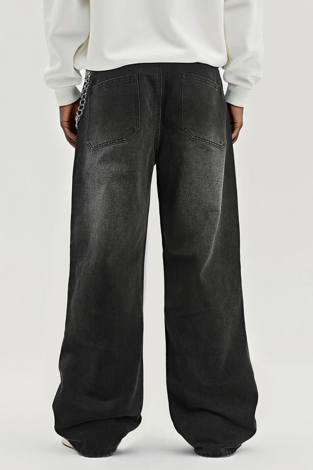 Men's Fashion Loose Jean - Black