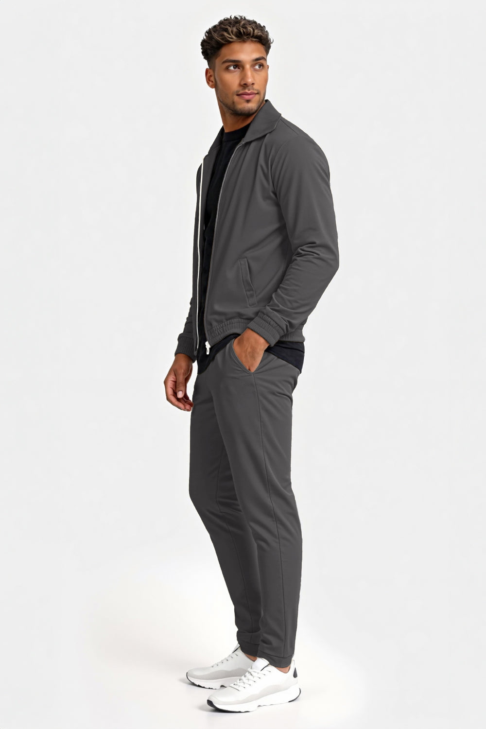 Men's Casual Set - Dark Grey