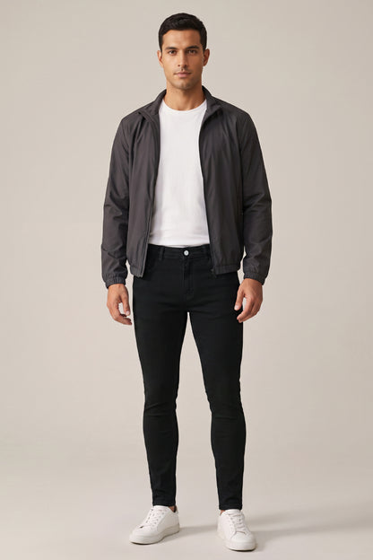 Schwarze Sculpt-Skinny-Jeans für Herren