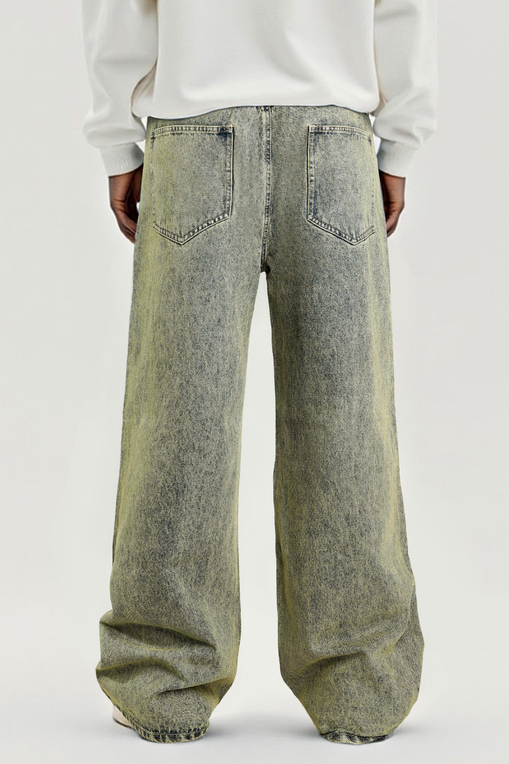 Men's Fashion Loose Jean - Retro Blue