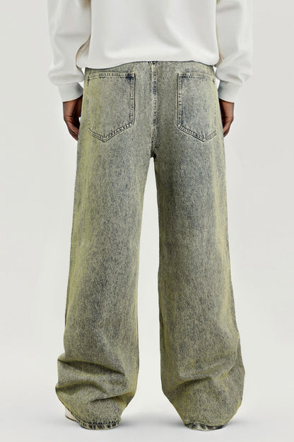 Men's Fashion Loose Jean - Retro Blue