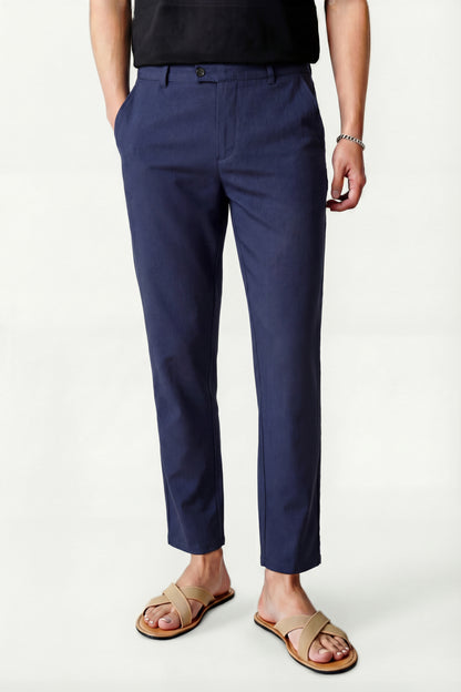 Mens Linen Modern Slim Travel Pant