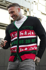 cool sweaters for guys - christmas print