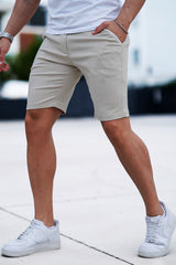 Men's Stretch Chino Shorts - Beige