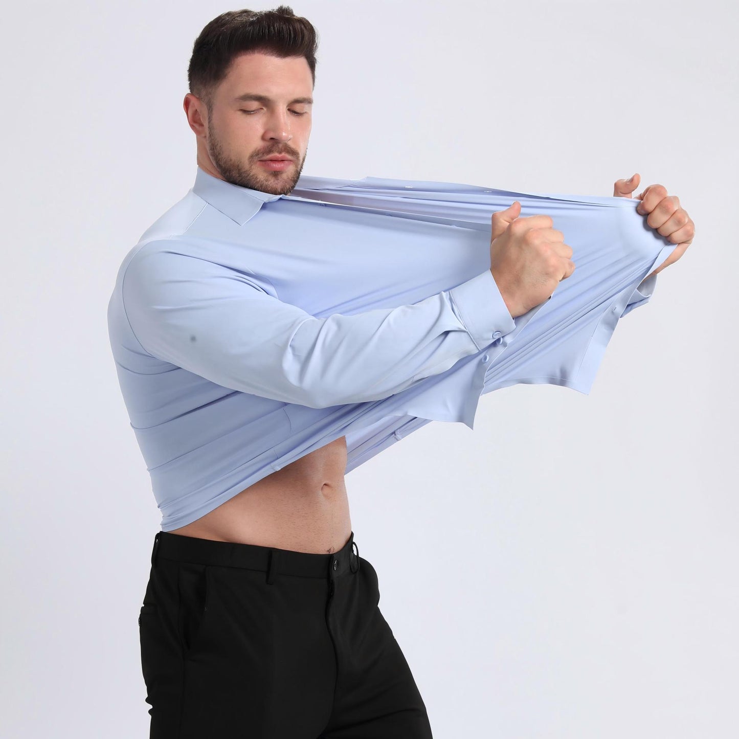 Men's Seamless Stretch Dress Shirt