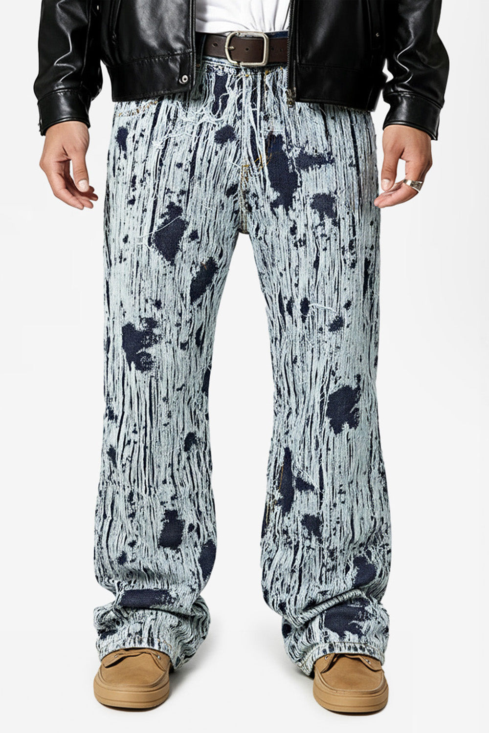 Men's Baggy Jean - Color Blocking