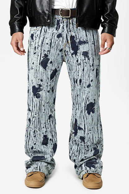 Men's Baggy Jean - Color Blocking