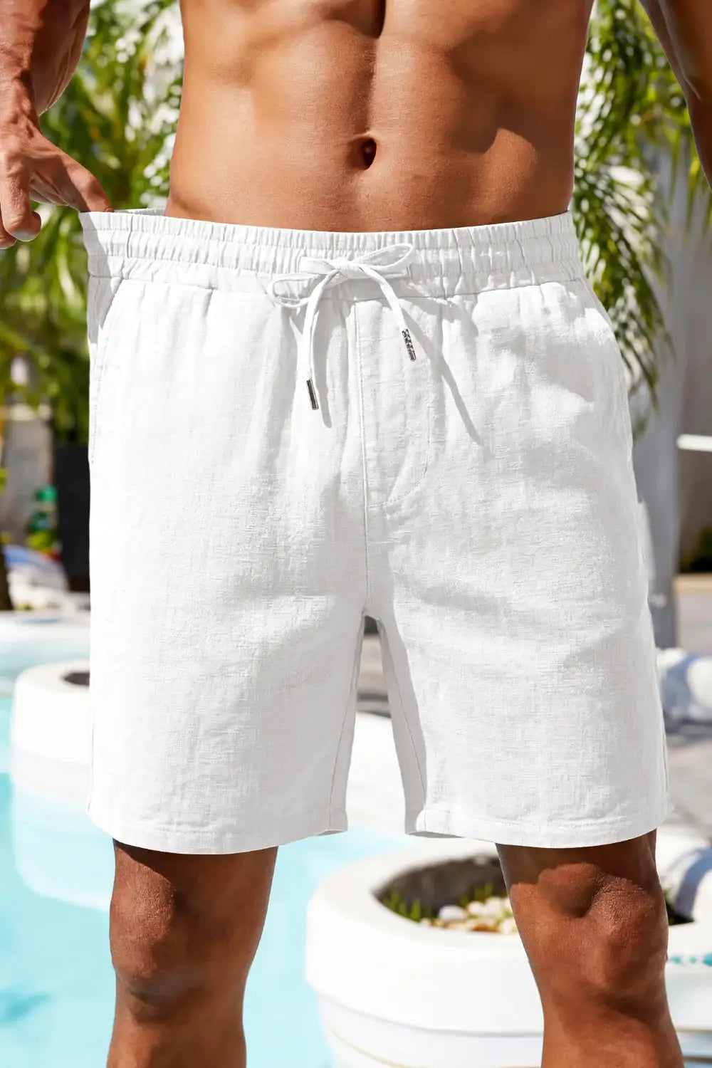 white mens dress shorts Amazon.com: Summer Shorts Men Clothing Simple Casual Short Pants Formal Knee Length s1 White XS : Clothing, Shoes & Jewelry