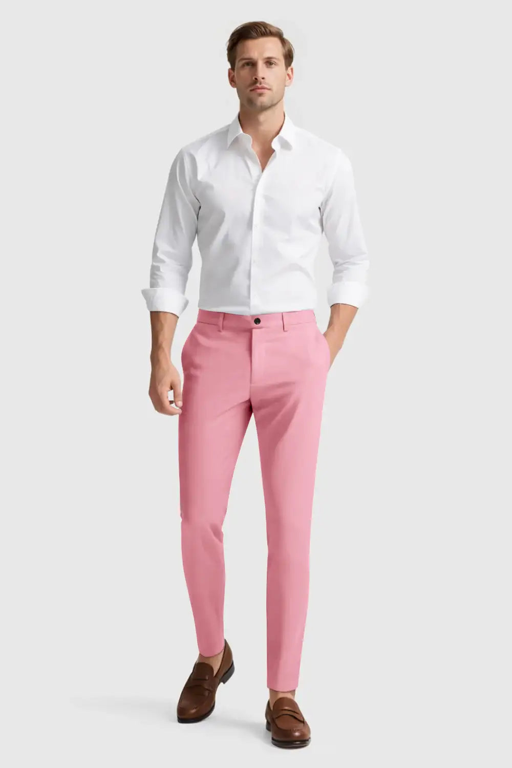 mens pink pants dress Peter Christian Men's Nantucket Jeano 38/31