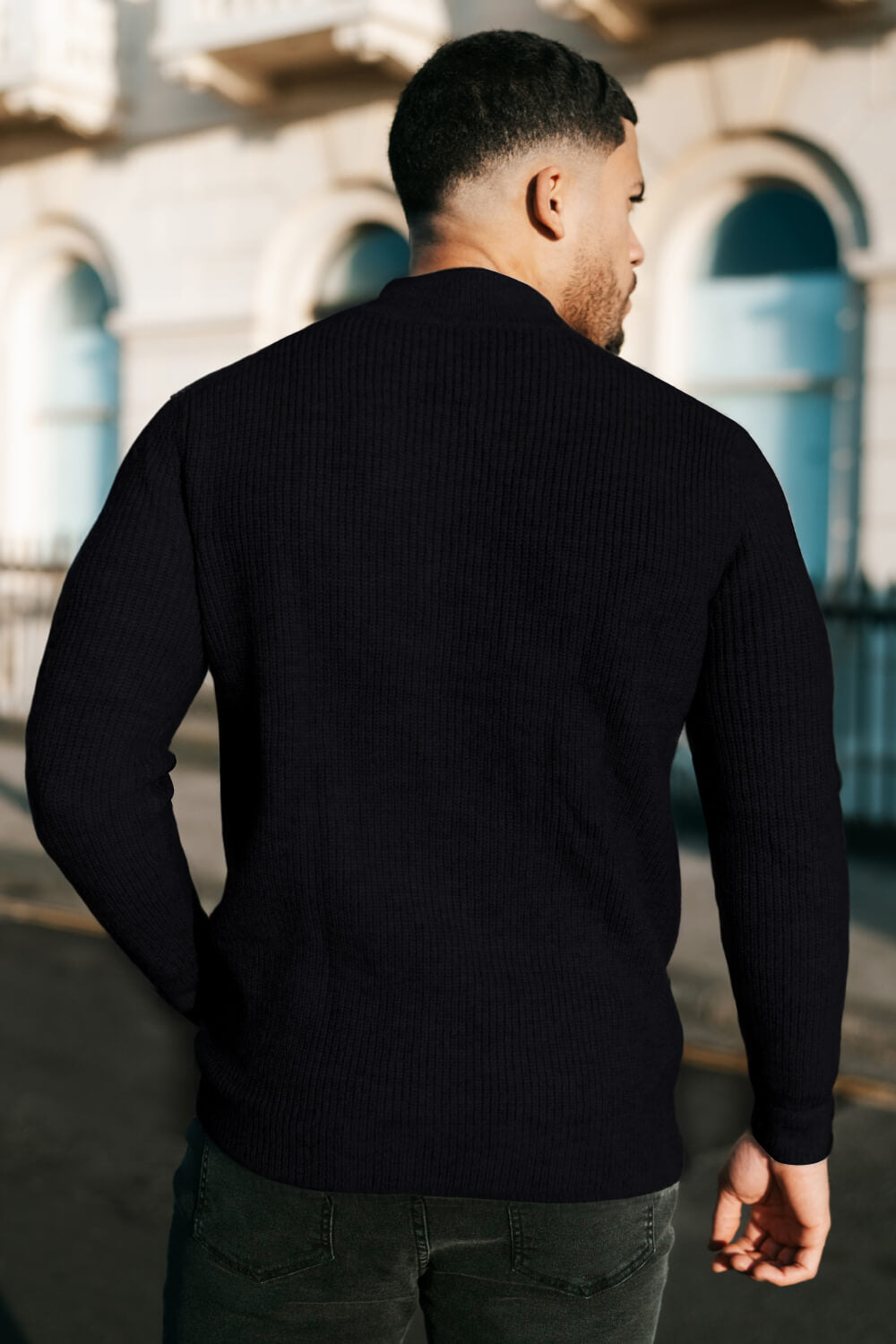 Gray Quarter Zip Sweater | Mens Gray Quarter Zip Sweater S / Grey Gray Quarter Zip Sweater | Mens Gray Quarter Zip Sweater S / Grey