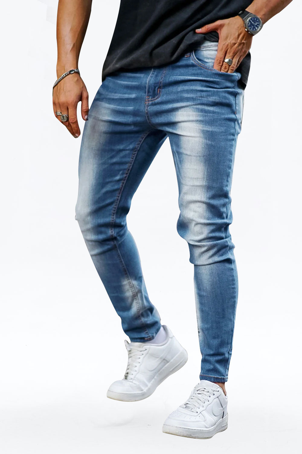 2022 Neue coole Hip-Hop-Street-Jeans