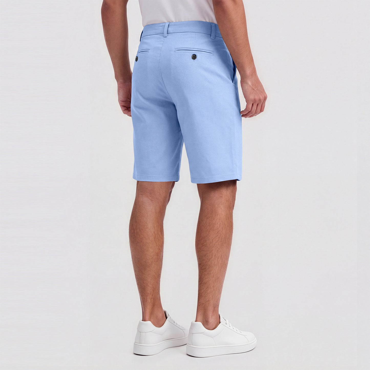 Mens Casual Chino Short - Sky Blue