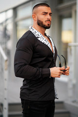 Men's Long Sleeve Shirt - Black