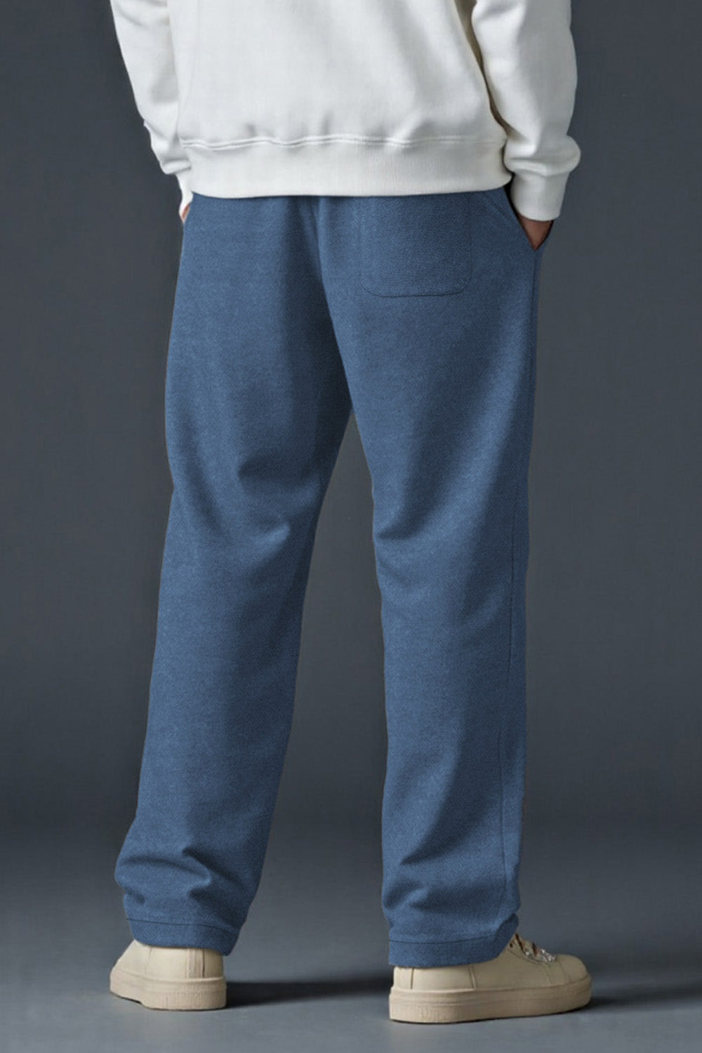 Mens Loose Casual Pant - Blue