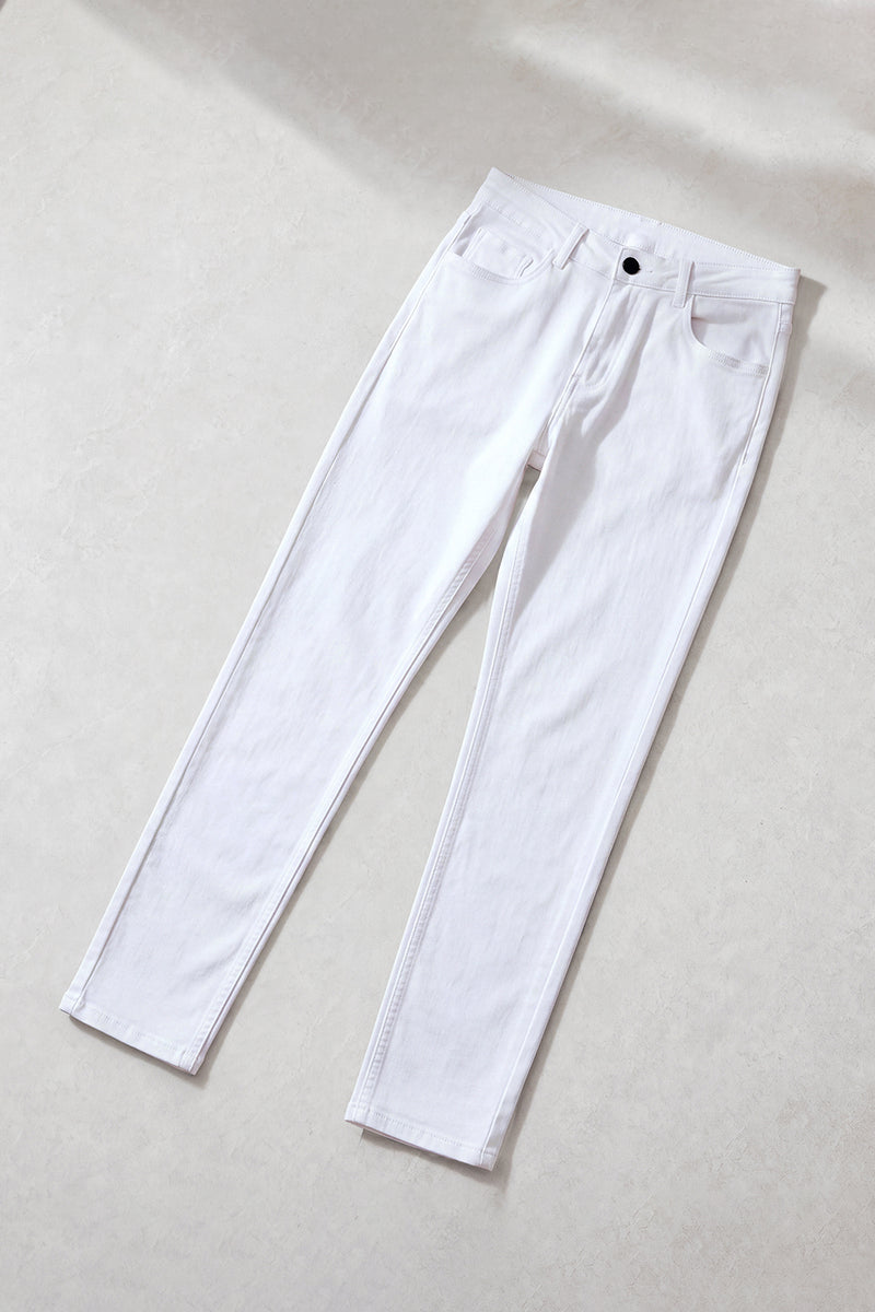 Moderne, schmal geschnittene Herren-Jeans aus Stretch-Denim