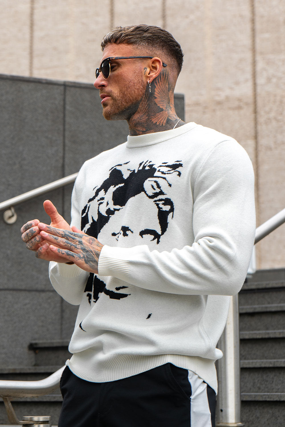 men's pattern sweater