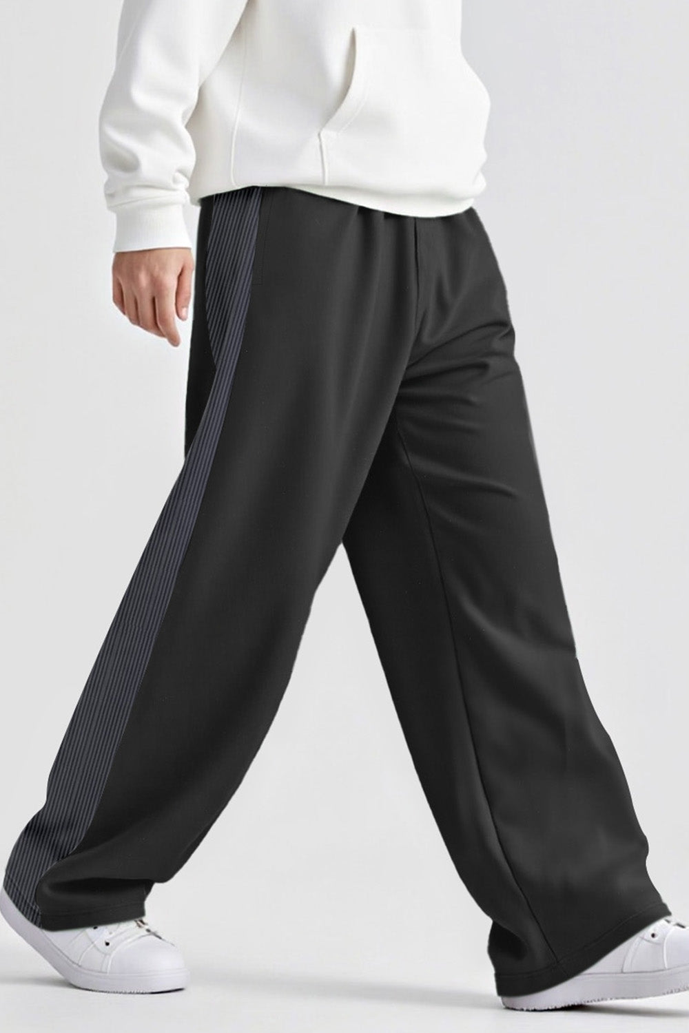 Mens Ultra-loose Casual Pant - Black