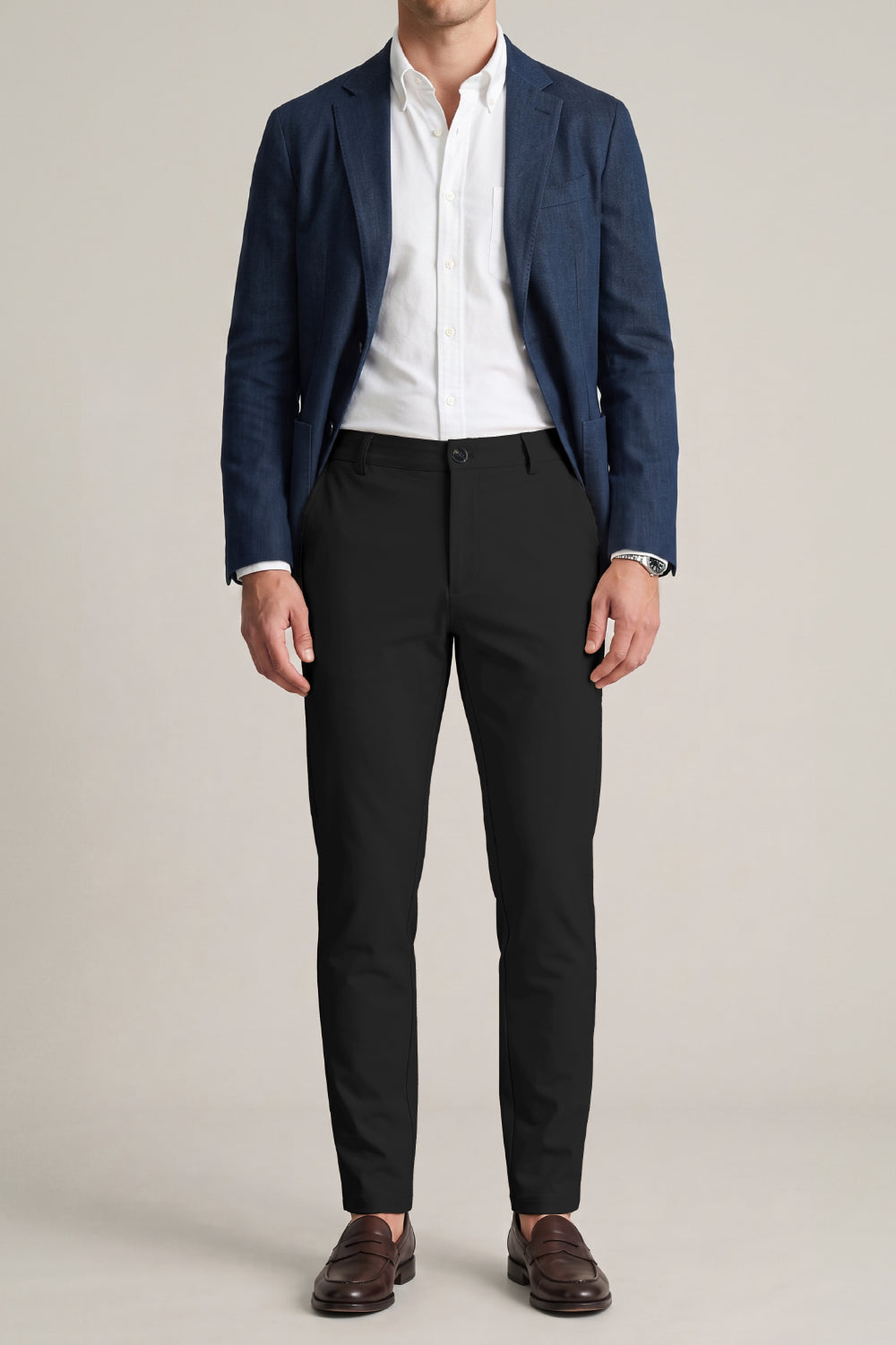 Men's Smart Modern Slim Tailored Pant
