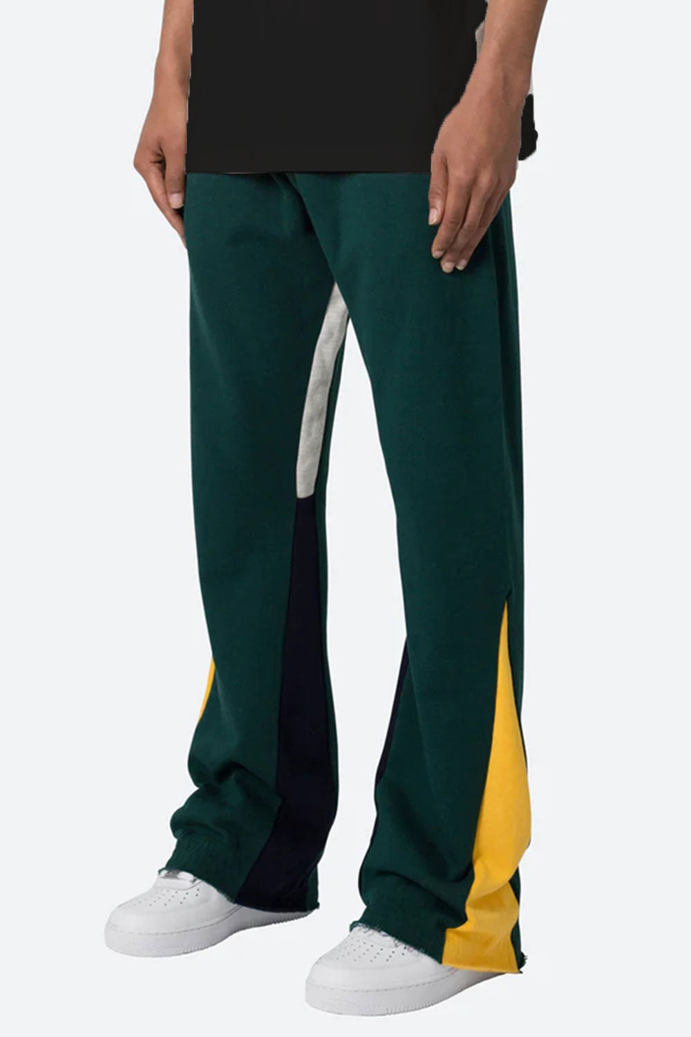 Gingtto Green And Yellow Flare Pants: Your Path to Fashion Excellence
